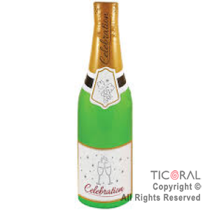 INFLABLE BOTELLA CHAMPAGNE 68 cm HS8535 x 1